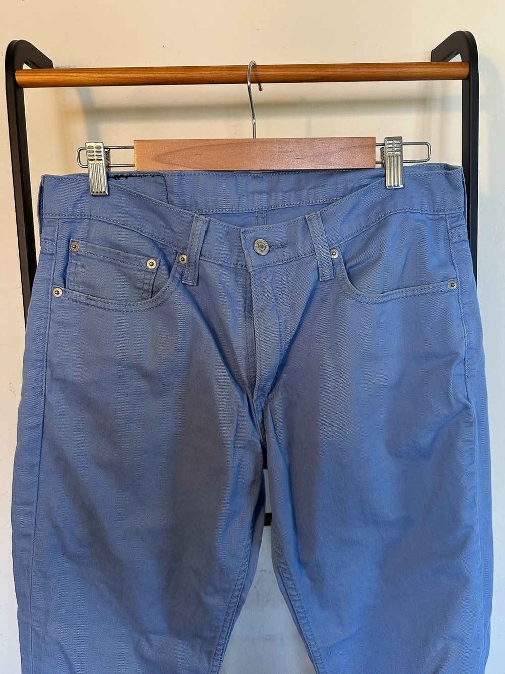 Levi's Men's Slim Jeans in Light Blue - Picture 5 of 8